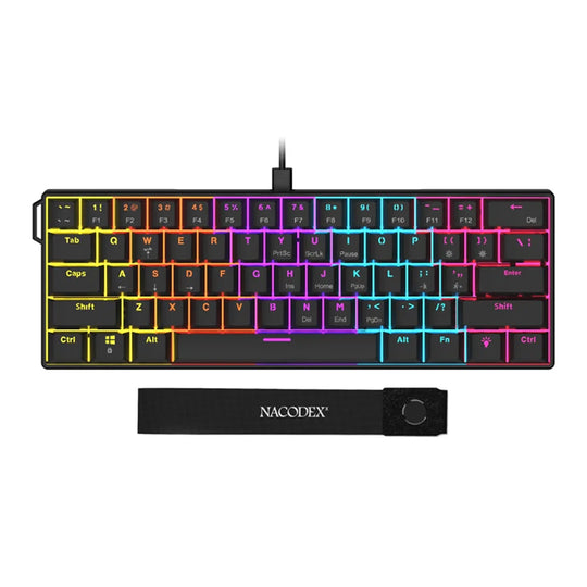 AJAZZ NK61 61-Key Wired RGB Mechanical Keyboard