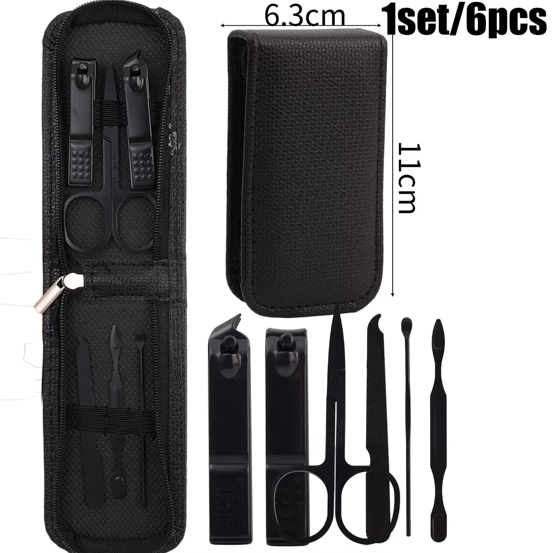 6-Piece Stainless Steel Nail Care Manicure Set