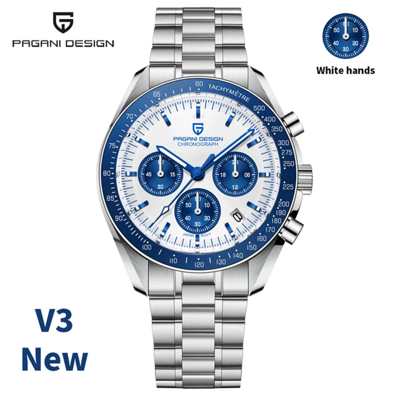 PAGANI DESIGN PD-1701 VK63 Quartz Chronograph Watch