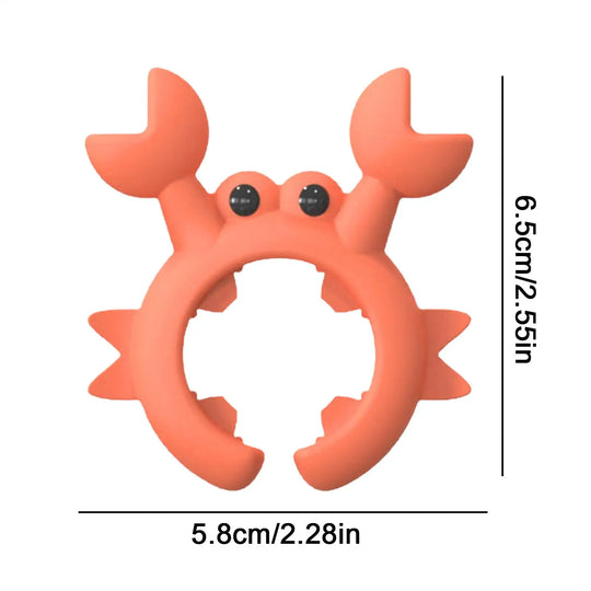Crab Silicone Utensil Rest &amp; Pot Clip Holder