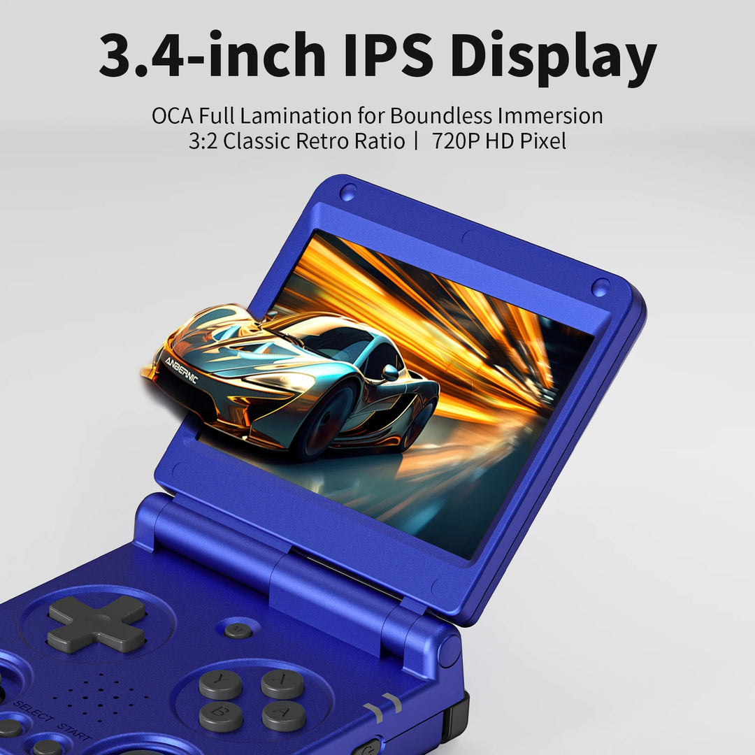 Anbernic RG34XXSP Retro Handheld Game Console 64GB