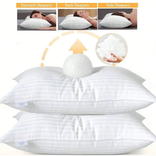 Deluxe Hotel Quality Down Alternative Bed Pillow