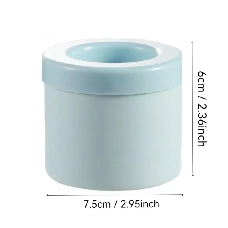 Silicone Ice Cube Mold with Easy-Pour Bucket