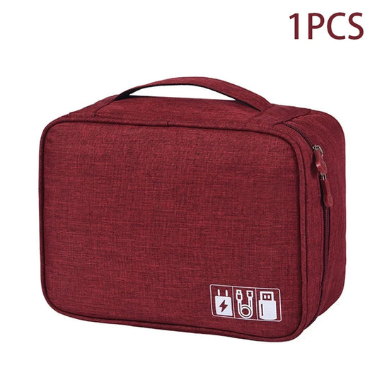 Travel Electronics Organizer Case for Cables &amp; Chargers