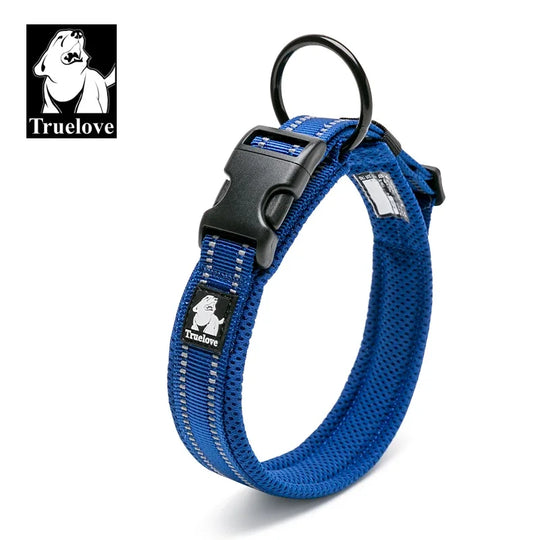 Truelove Padded Reflective Adjustable Dog Collar