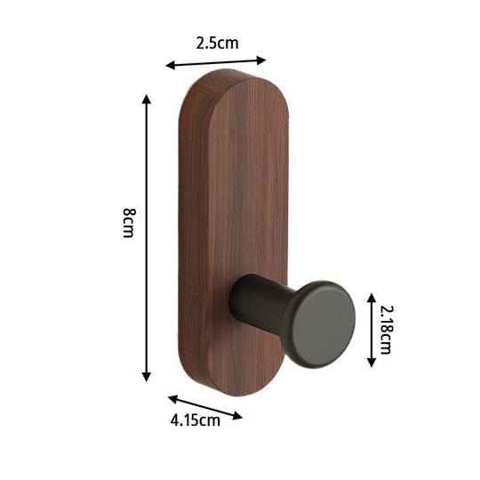 Self-Adhesive Wood Wall Hook