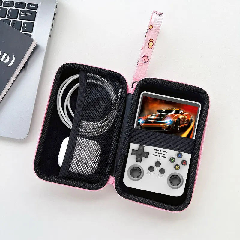 Portable Game Console Carrying Case with Wrist Lanyard