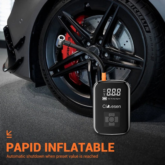 Portable 150 PSI Wireless Tire Inflator Air Pump