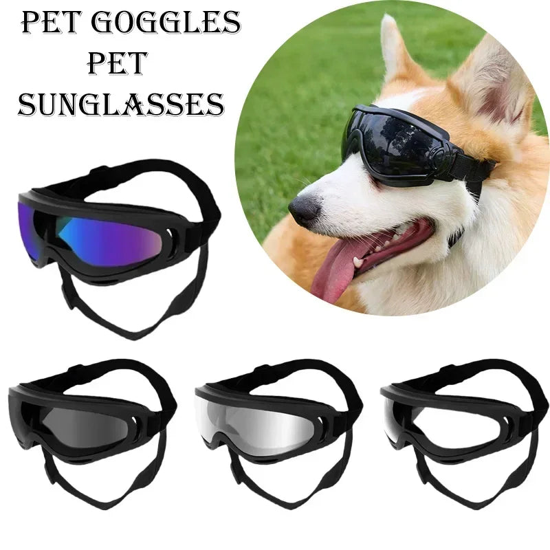 Adjustable Anti-UV Dog Goggles Windproof Pet Sunglasses
