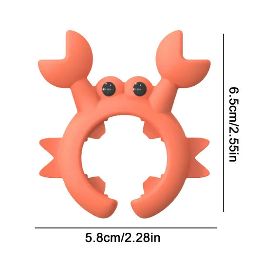 Crab Silicone Utensil Rest &amp; Pot Clip Holder