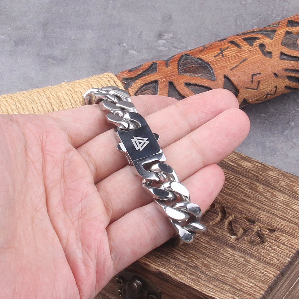 Men’s Stainless Steel Cuban Link Bracelet