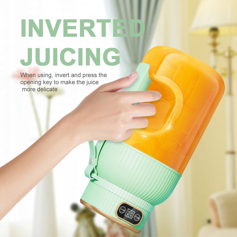 1000ml Portable USB Rechargeable Citrus Juicer Cup