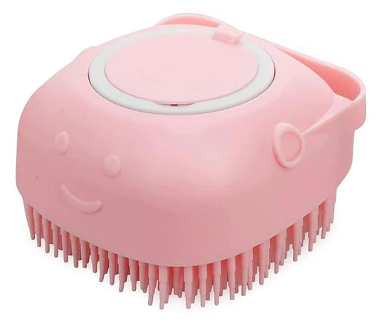 Silicone Pet Grooming Bath Brush for Deshedding