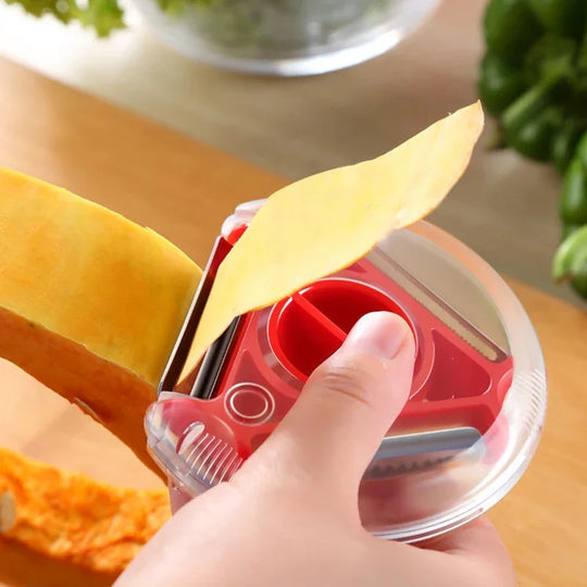 3-in-1 Rotary Vegetable Peeler &amp; Julienne Slicer