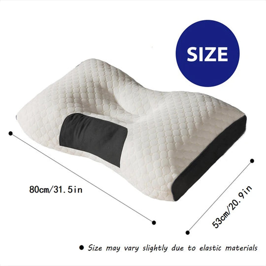 2-Pack Ergonomic Contour Neck Support Pillows