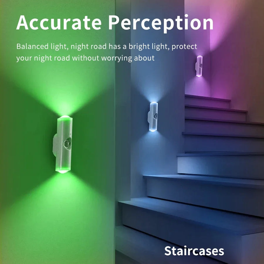 Rechargeable RGB Motion Sensor Magnetic Wall Light