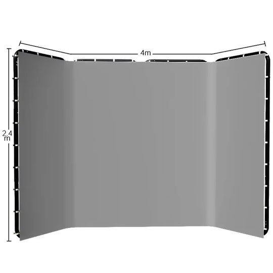 2-in-1 Foldable Green &amp; Blue Photography Backdrop