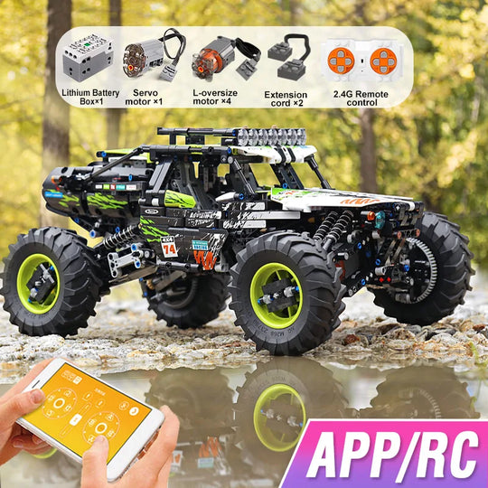 Mould King 18002 RC 4WD Off-Road Buggy Building Block Set