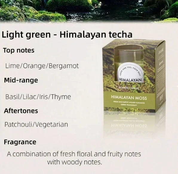 Long-Lasting Scented Aromatherapy Glass Jar Candle