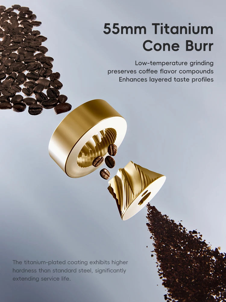 STARSEEKER E55Pro Electric Coffee Burr Grinder