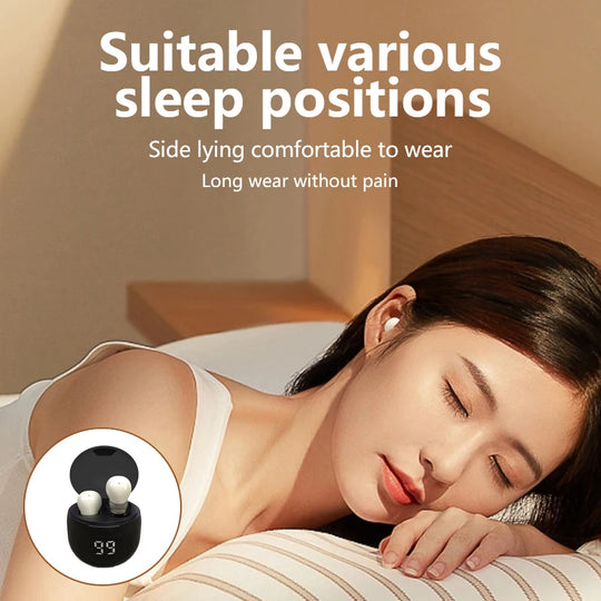 Bluetooth 5.3 Mini Wireless Earbuds with Charging Case