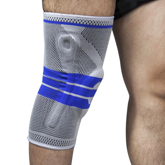 Medical Knee Compression Sleeve with Patella Gel Pad &amp; Side Stabilizers