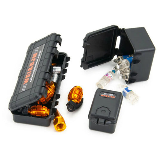 3-Piece Mini Plastic Storage Case Set for 1/10 RC Crawler