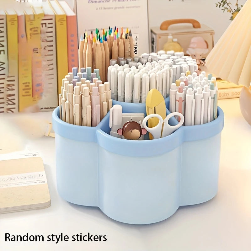 360° Rotating Desktop Pen Holder Organizer