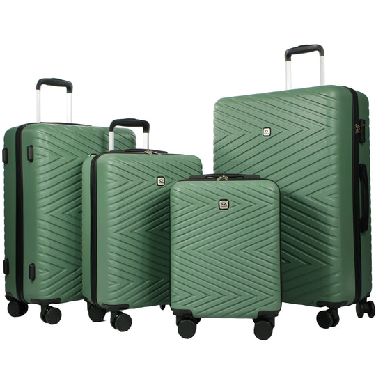 4-Piece ABS Hardside Luggage Set with TSA Lock &amp; Spinner Wheels
