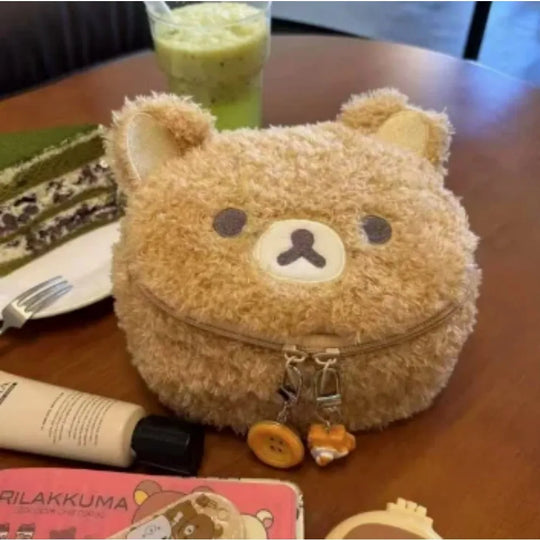 Rilakkuma Plush Bear Makeup &amp; Travel Organizer