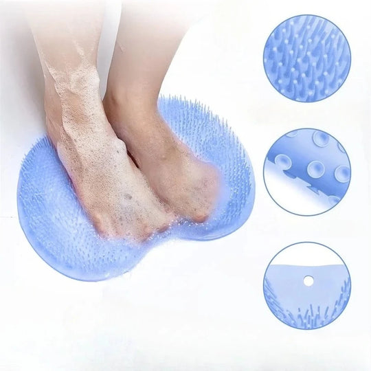 Silicone Shower Foot Scrubber Massage Mat