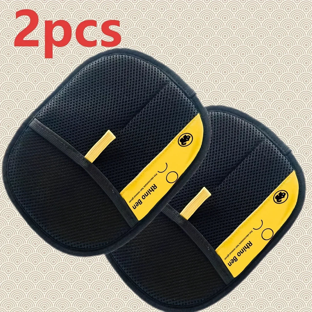 2-Piece Pet Hair Removal Grooming Gloves for Cats &amp; Dogs