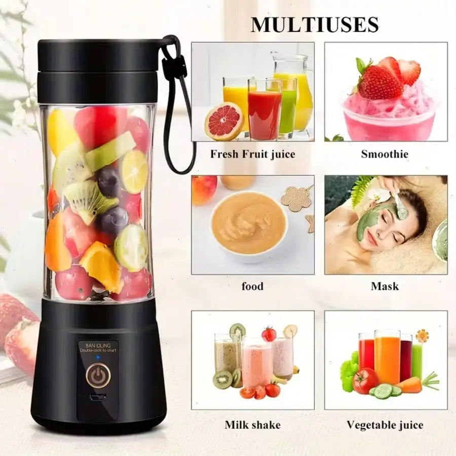 Portable USB Rechargeable Personal Blender 500ML