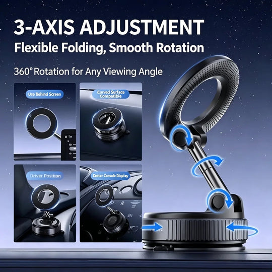 Magnetic Folding Car Phone Mount
