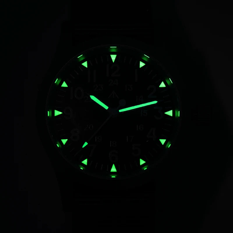 Militado ML05 38mm Field Watch Sapphire 100M VH31 Quartz