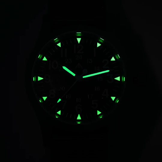 Militado ML05 38mm Field Watch Sapphire 100M VH31 Quartz