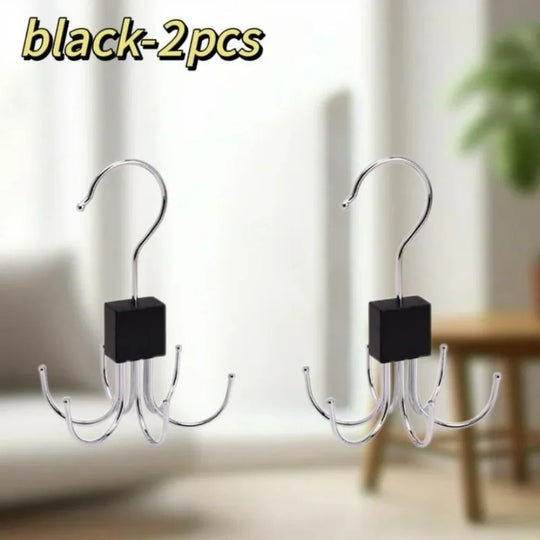 360° Rotating Foldable Multi-Hook Belt Hanger