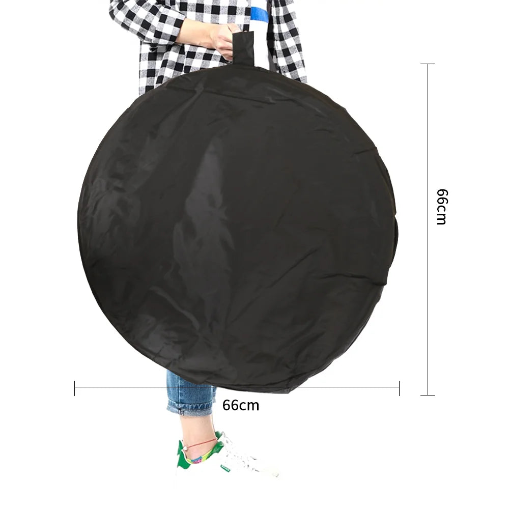 2-in-1 Foldable Green &amp; Blue Photography Backdrop