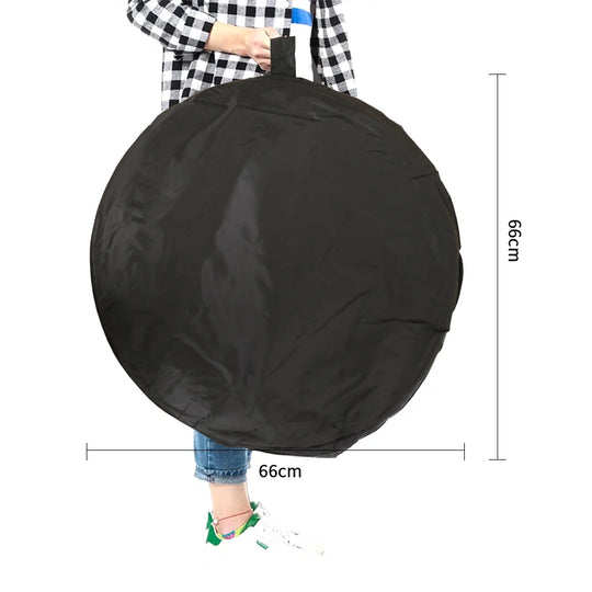 2-in-1 Foldable Green &amp; Blue Photography Backdrop