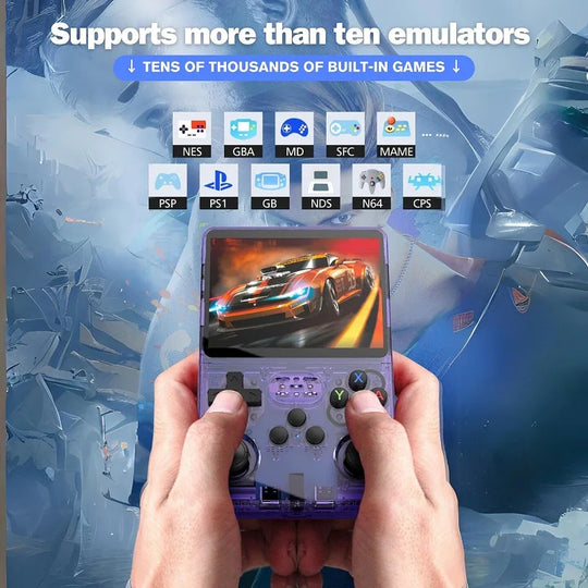 R36S Retro Handheld Game Console 3.5" IPS 64GB