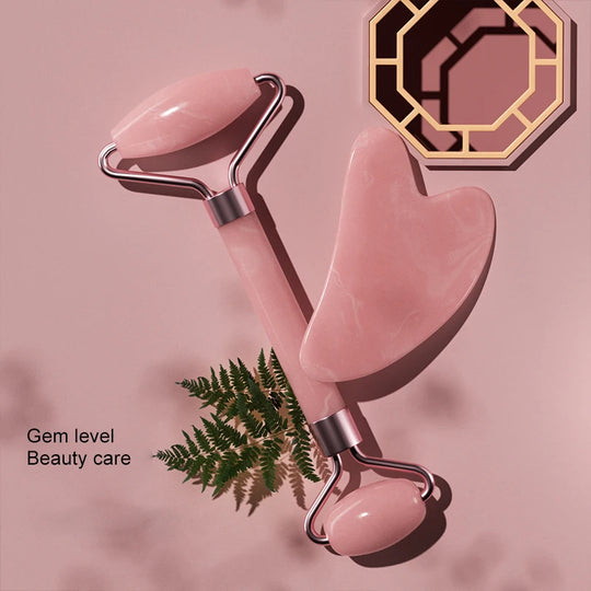 Facial Massage Roller &amp; Scraping Board Set