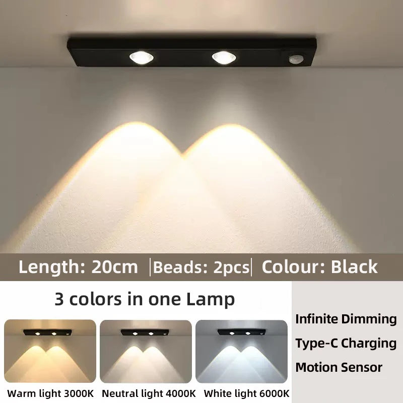 USB Rechargeable Motion Sensor LED Cabinet Light