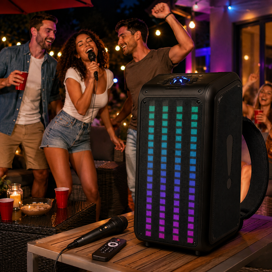 Sound Traveler Dual 6.5" Bluetooth Backpack Speaker