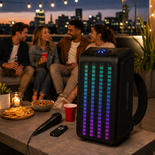 Sound Traveler Dual 6.5" Bluetooth Backpack Speaker