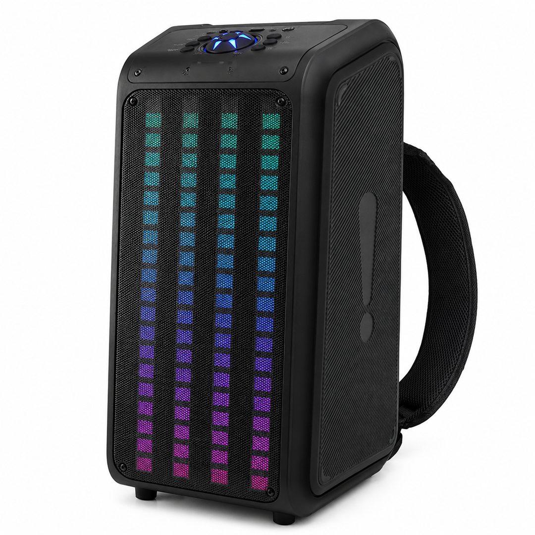 Sound Traveler Dual 6.5" Bluetooth Backpack Speaker