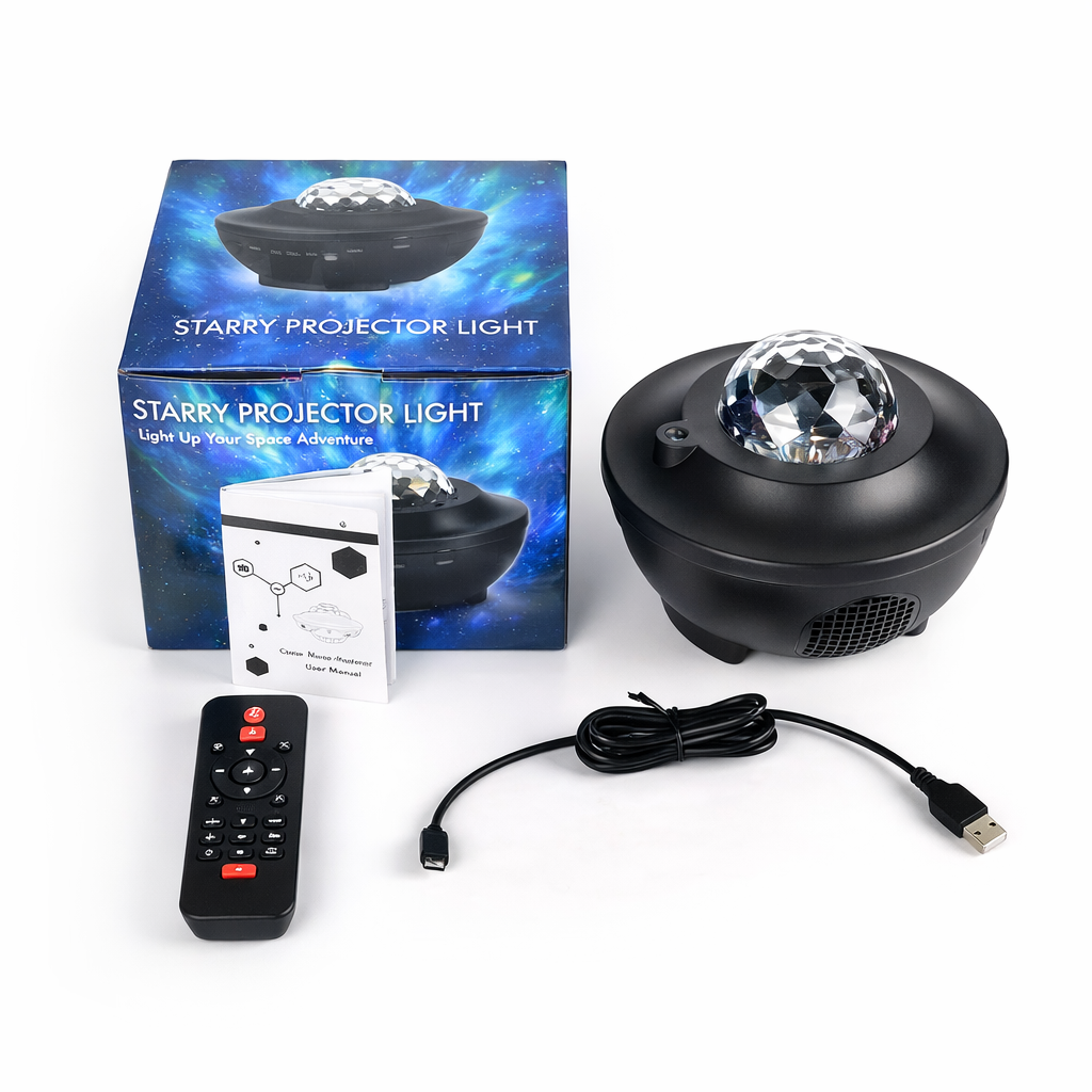 Galaxy Star Projector Night Light with Bluetooth Music