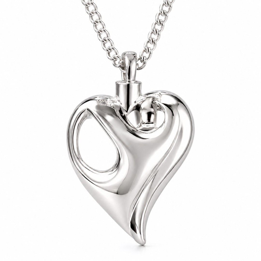 The Reunion Heart Memorial Urn Necklace