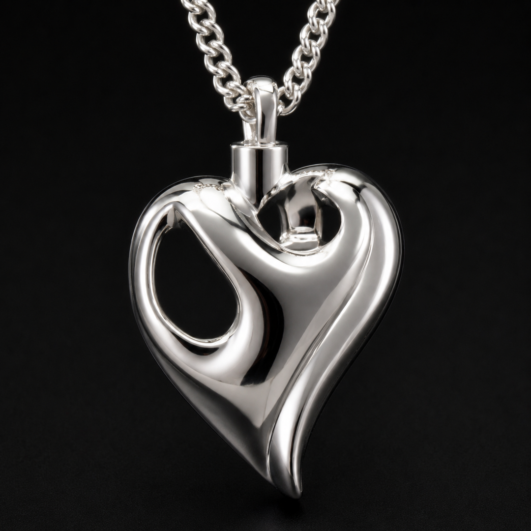 The Reunion Heart Memorial Urn Necklace