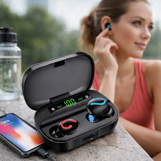 Bluetooth 5.1 Waterproof Wireless Earbuds