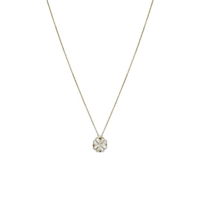 4-in-1 Magnetic Heart Clover Pendant Necklace